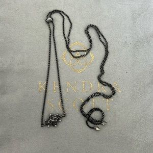 Kendra Scott Antique silver filagree necklace